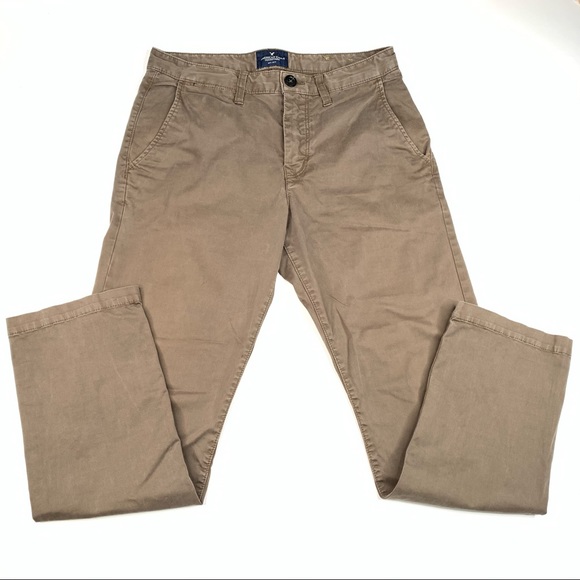 American Eagle Brown Khaki Pants - Picture 3 of 4